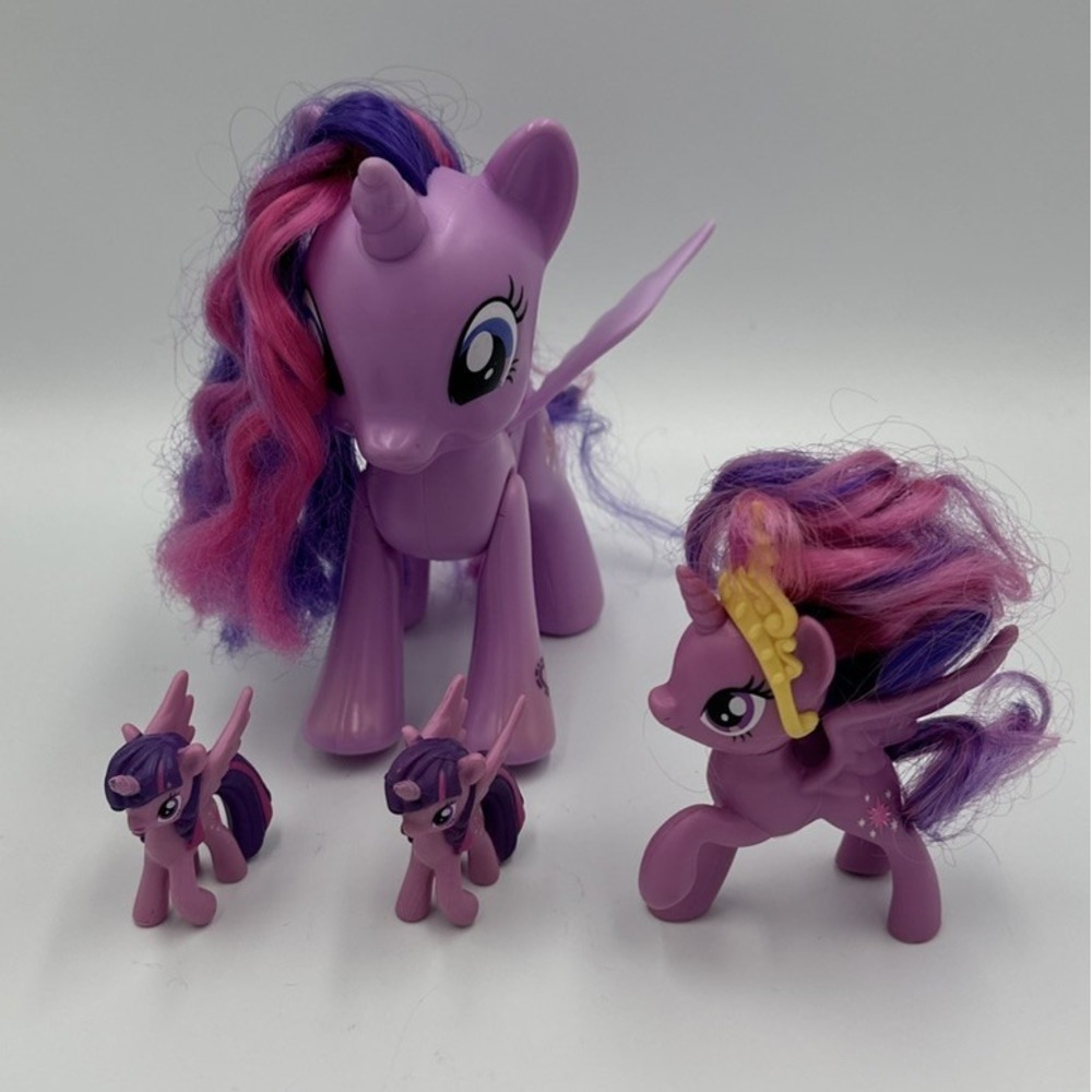 My Little Pony G4 2015 Twilight Sparkle 6" Purple Pegasus & 3 other Sparkles